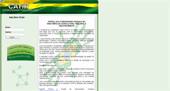 Desktop Screenshot of catir.agricultura.gov.br